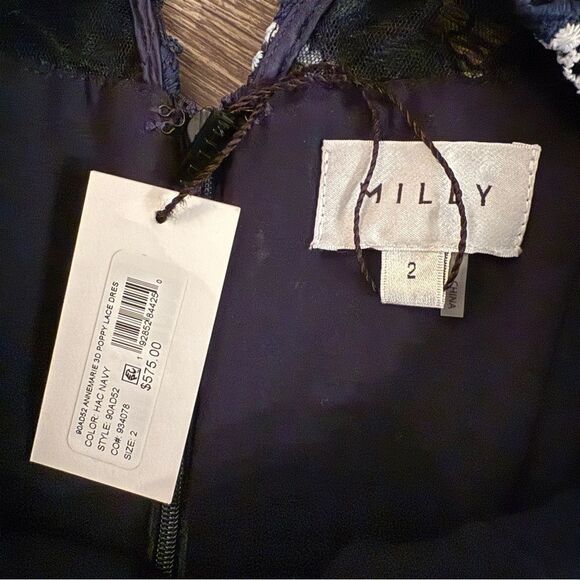 Milly Annemarie 3D Poppy Lace Sleeveless Dress - Picture 6 of 7